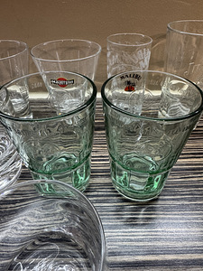 Collection of branded bar glasses (beer / whisky / shot glas (9 foto / 9)