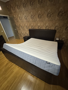 IKEA Vesteröy madrats 180x200cm jäik/ hele sinine (5 foto / 6)