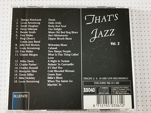 That's Jazz Vol. 2 - CD, сборник (2 фото из 2)