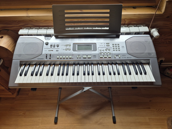 Синтезатор Casio CTK-800 со стойкой и стулом