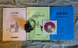 Синтезатор Casio CTK-800 со стойкой и стулом (8 фото из 10)