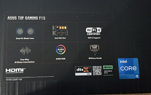 Sülearvuti Asus tuf f15 (5 foto / 6)