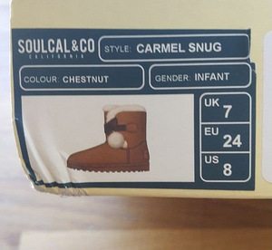 Talvesaapad SoulCal (nat. suede) r.24 (6 foto / 7)