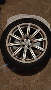 Оригинальные диски Audi 18" + шины MS 245/45R18 (4 фото из 9)