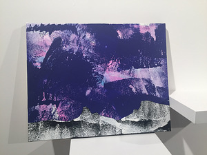 Abstraktne mägimaastik – akrüül lõuendil, 40×50 cm (5 foto / 5)