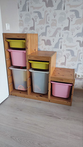Ikea mänguasjakapp väljatõmmatavate sahtlitega (1 foto / 2)