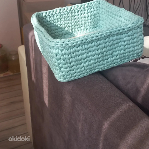 Տրիկոտաժե զամբյուղներ ցանկացած չափի և գույնի (2)