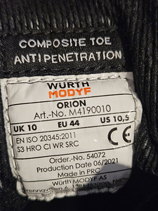 Uued soojad töösaapad Würth BOA-ga (4 foto / 4)