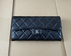 Chanel originaal long nahast rahakott (3 foto / 6)