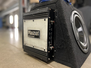 Gas 600w subwoofer + Magnat võimendi + kaablikomplekt (2 foto / 3)