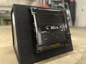 Alpine 800w subwoofer + Boss võimendi + kaablikomplekt (2 foto / 3)