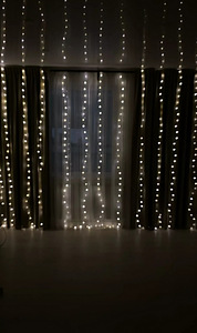 Led kardin-vanik, uus, USB, puldiga (6 foto / 6)