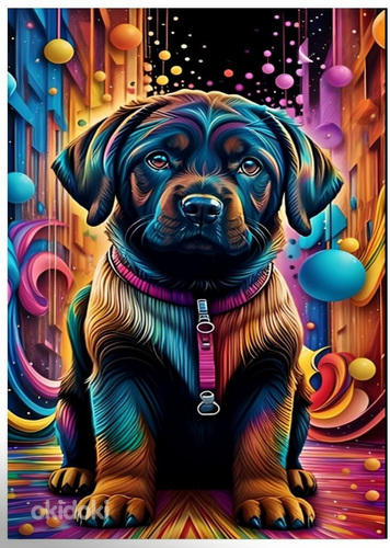 Алмазная живопись Животные 30x40см
