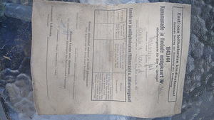 1943/44 Kanamunade ja lindude müügikaart (2 foto / 3)