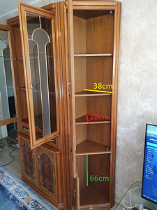 Itaalia mööbel kapp vitriin servant puhvet puit (3 foto / 3)