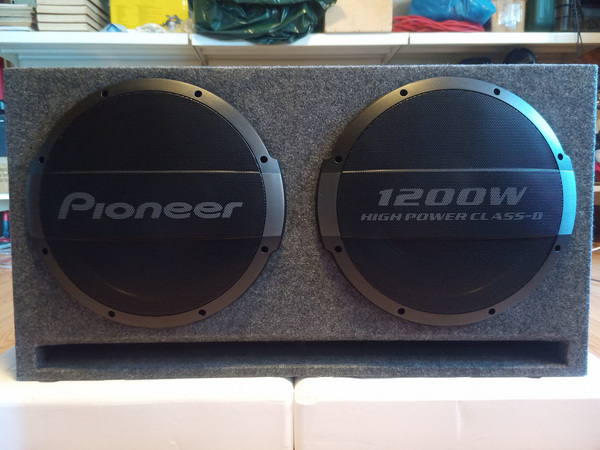 Pioneer ts-wx1220ah active subwoofer 12tolli 300mm