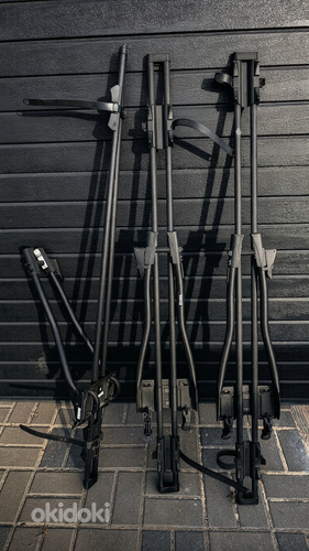 3x Thule rattahoidikut katusele