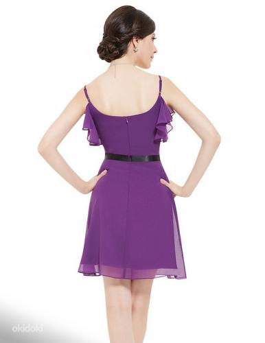 Летнее фиолетовое красивое платье (фото #2)
