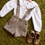 Комплект: блузка Zara 3-4л, босоножки, брюки (фото #1)
