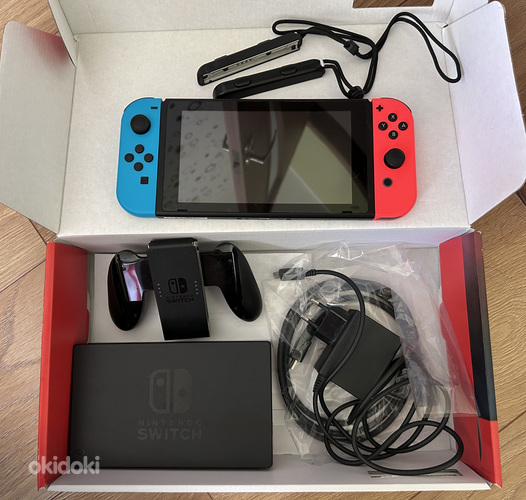 Nintendo Switch konsool, täiskomplekt.