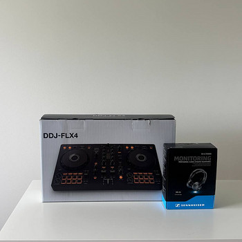 Pioneer DDJ-FLX4 - DJ-kontroller + Sennheiser HD 25 kõrvakla