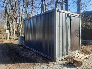 Ehitussoojak 9,6m3, osatetud aprill 2022, olnud ühel objekti (3 foto / 10)
