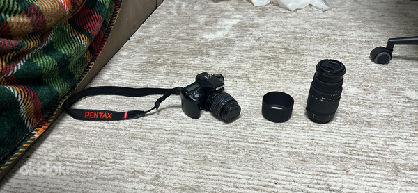 Pentax K200D с объективами sigma 70-300mm и pentax 18-55mm