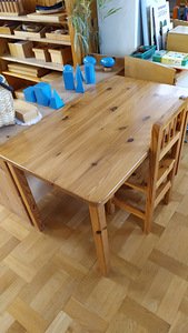 Laste kõrguse reguleeritav laud (3 foto / 3)