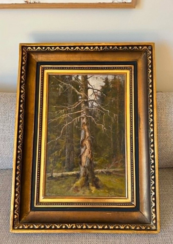 Tsaari-Vene Julius von Klever maal 'Naissaar' (Nargen) 1881a