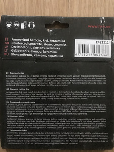 Lõikeketas kivile (2 foto / 2)