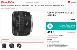 Canon EF 50mm f/1.4 USM objektiiv (10 foto / 10)