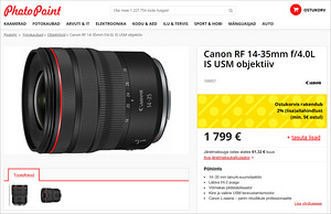 Canon RF 14-35mm f/4L IS USM objektiiv (10 foto / 10)