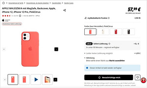 Apple iPhone 12 / 12 Pro MagSafe оригинальный чехол (7 фото из 7)