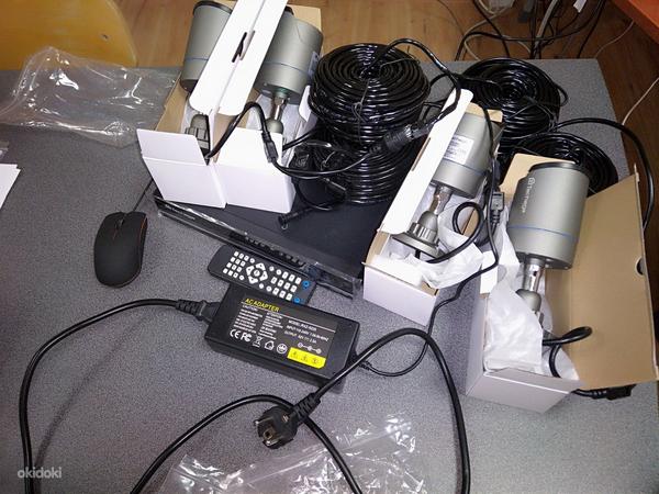 Techage 8CH 1080P CCTV CCTV süsteem 2MP helimikrofon IP66 4 (foto #2)