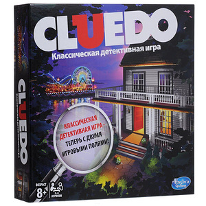 Cluedo детективная игра с двумя полями Hasbro 8+