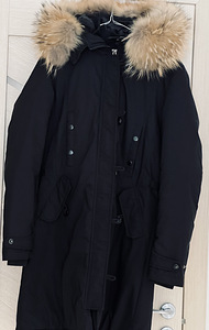 Водонепроницаемая зимняя куртка с натуральным мехом
