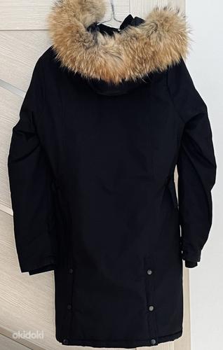 Водонепроницаемая зимняя куртка с натуральным мехом (фото #2)