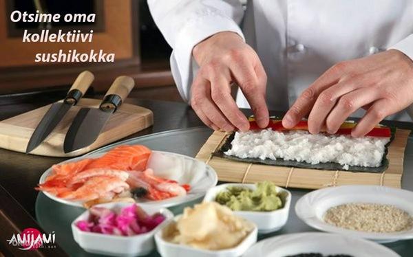 Pakkus tööd sushibaaris abikokana (foto #1)