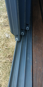 Terrassiklaasid L-2910 h-2190 mm hall/kirgas (7 foto / 7)