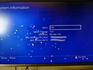 PlayStation 4 (PS4) 500GB (V8.52) + 4 mängu (2 foto / 2)
