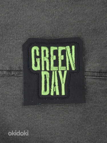 Вышитая нашивка с логотипом группы Green Day
