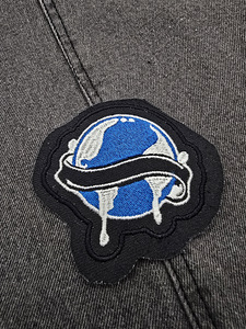 Liquicity drum and bass embroidered patch (1 foto / 3)
