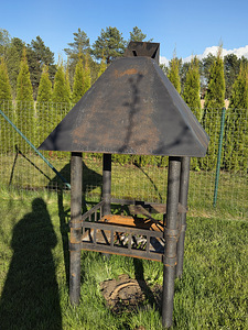 Lõkkealus, väligrill (korstnaga)