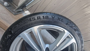225/45 R18 Y XL Continental rehvid+ Audi veljed (2 foto / 3)