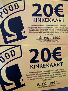 Oomipood 40 euro kinkekaart (1 foto / 1)