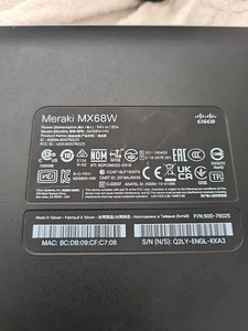 Cisco Meraki MX68W (3 foto / 3)
