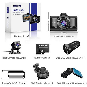 ВИДЕОРЕГИСТРАТО Full HD 3 КАНАЛЬНЫЙ РЕГИСТРАТОР WI-Fi (4 фото из 8)