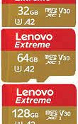 Mälukaart LENOVO SD MEMORI Card TF 64-128 -256 -500 GB 1 ТВ