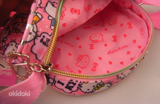 Laste ilus roosa Hello Kitty käekott, uus (foto #3)