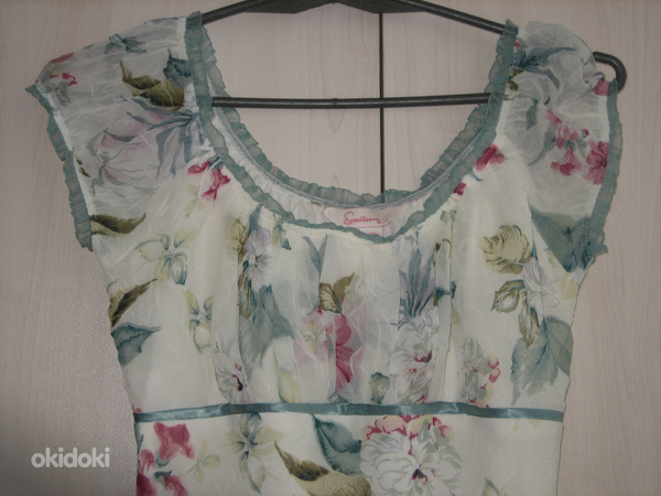 Летнее новое американское цветочное платье, размер S, летнее платье